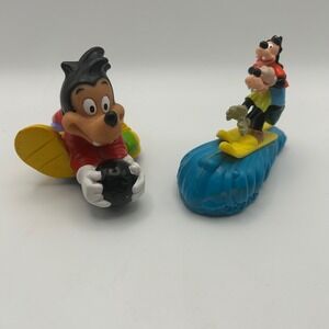 Vintage Burger King Toys‎ Goofy Movie Max Goof Bowling Surfing Wind Up Toy Lot